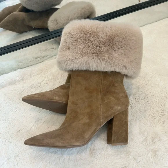 Faux fur boots - Picture 1 of 7